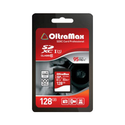 Карта памяти SDXC 128Gb Class 10 UHS-1 95 MB/s