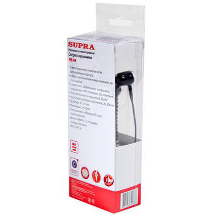 �������� SUPRA NE-04 ��������, 20-20KHz,98�3��,16 ��,?10��,���� -������ 1,2�,3.5�� L