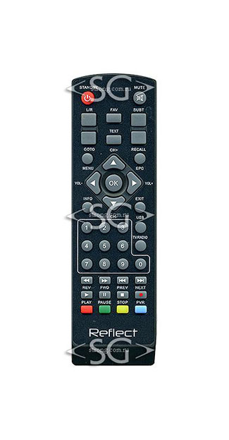 Пульт дистанционного управления для REFLECT DVB-T2-ресивер DIGITAL и Compact /orig./