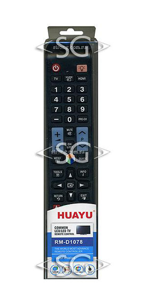 Пульт дистанционного управления для SAMSUNG universal RM-D1078(1078+) (корпус типа AA59-00581A smart. 3D) блистер