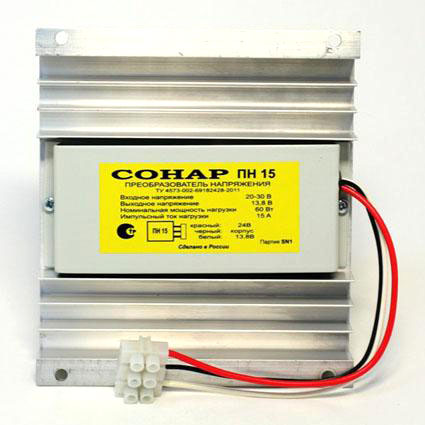 Преобразователь напряжения "Сонар ПН-15" DC/DC 24V/12V 15A