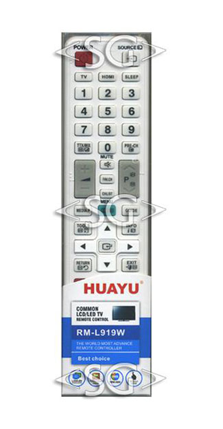 Пульт дистанционного управления для SAMSUNG universal RM-L919W (корпус типа BN59-01081A белый) блистер