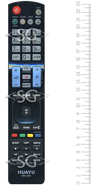 ����� �������������� ���������� ��� LG universal RM-L999(999+)(������ ���� AKB72914020 � ���������� ������ 3D) �������