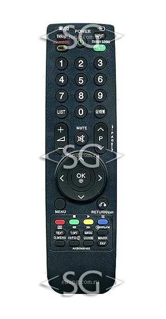Пульт дистанционного управления для LG AKB69680403 (=AKB69680438, AKB69680408)