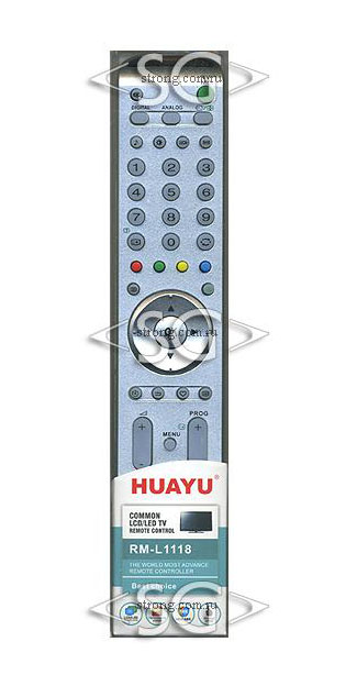 Пульт дистанционного управления для SONY universal RM-L1118 (корпус типа RM-ED002) блистер