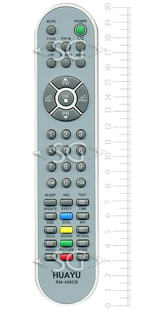 ����� �������������� ���������� ��� LG universal RM-406CB (������ ���� 6710T00008B ) �������/�������