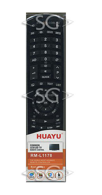 ����� �������������� ���������� ��� TOSHIBA universal RM-L1178  (������ ���� CT-90405  3D) �������