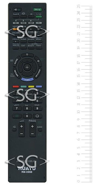 ����� �������������� ���������� ��� SONY universal RM-D998 (������ ���� RM-ED032  3D) �������