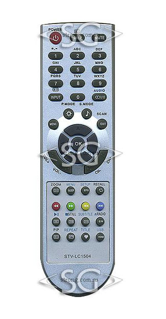 Пульт дистанционного управления для SUPRA G6C52R (TVD34) (tv STV-LC1504W и др.) / AKAI tv LTA-19N680HCP и др.