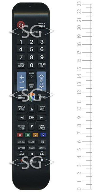 ����� �������������� ���������� ��� SAMSUNG AA59-00581A smart, 3D  ������ (=AA59-00560A �����)