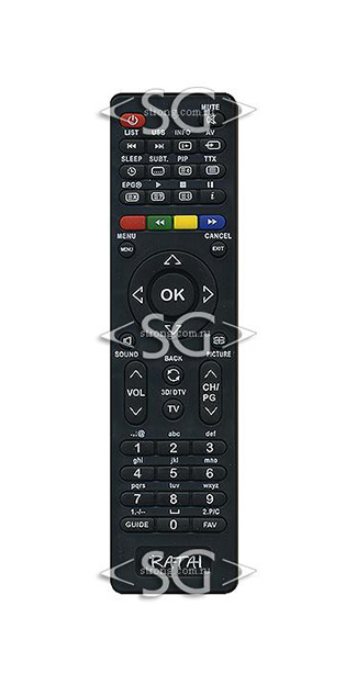 Пульт дистанционного управления универсальный CLR79826L-TV программируемый с ПК через программатор CLR7108+обучение