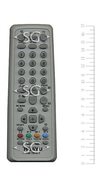����� �������������� ���������� ��� SONY universal RM-191A-1 (������ ���� RM-W103 Full  �����) �������