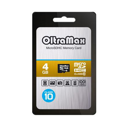 Карта памяти Micro SDHC 4Gb Class 10 без адаптера SD