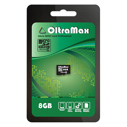 Карта памяти Micro SDHC 8Gb Class 4 без адаптера SD