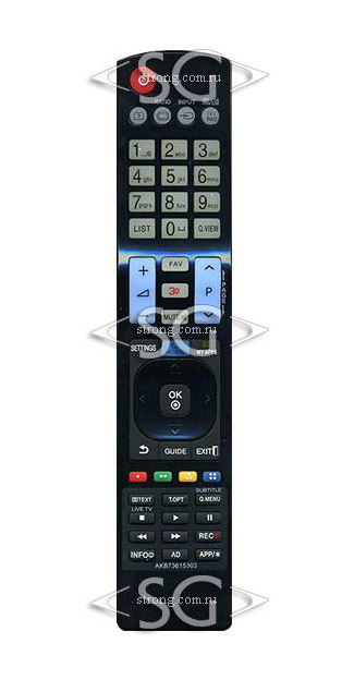 Пульт дистанционного управления для LG AKB73615303 (=AKB73615302, AKB73615362 , AKB73615397 ) 3D