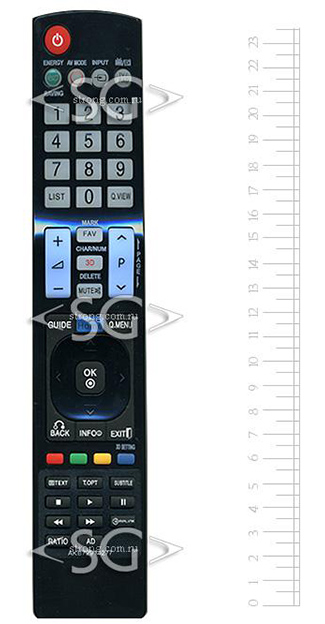 Пульт дистанционного управления для LG AKB72914277 (=AKB72914271) (3D tv)