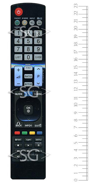Пульт дистанционного управления для LG AKB72914293 (=AKB73275606)