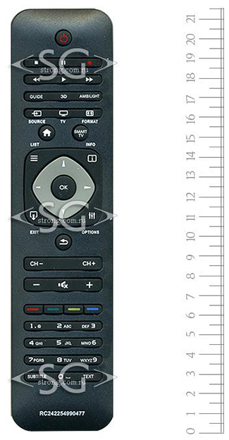 ����� �������������� ���������� ��� PHILIPS 2422 549 90477 (996590004895) 3D, smart tv   (=2422 549 90507 (YKF314-00) �����)