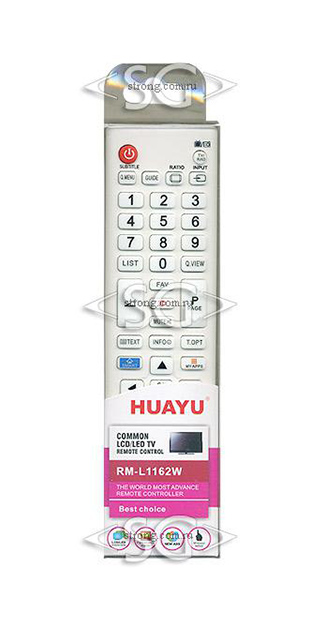 Пульт дистанционного управления для LG universal RM-L1162W белый (корпус типа AKB73715601smart. 3D) блистер