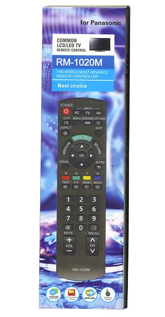 Пульт дистанционного управления для PANASONIC universal RM-1020M (корпус типа N2QAYB000543 viera ) блистер