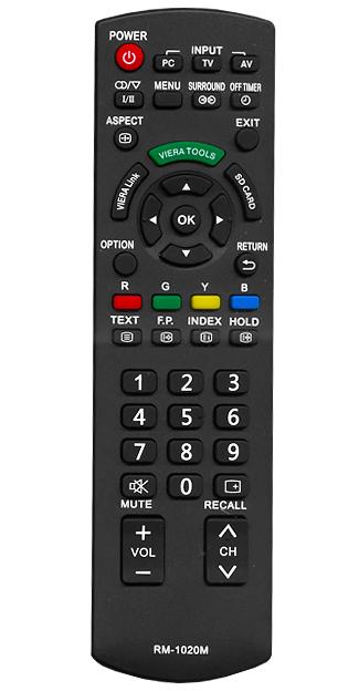 Пульт дистанционного управления для PANASONIC universal RM-1020M (корпус типа N2QAYB000543 viera ) блистер
