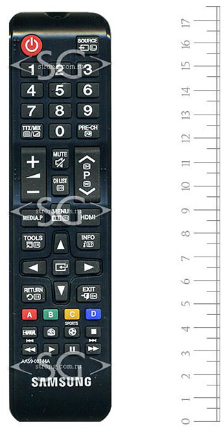 Пульт дистанционного управления для SAMSUNG AA59-00744A 3D, Sports /orig./