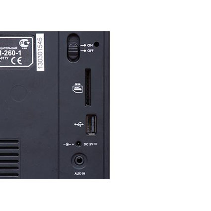 �������� ���� ��-260-1 (��� 64-108 ���) ����������, 1��, �� ����., USB,SD/MMS/AUX-IN (220V/��5V/��� li-ion) CE