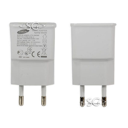Адаптер питания AC/DC 100-240V/гнездо USB 5V 1A имп. стаб. (белый)(марк 2А)