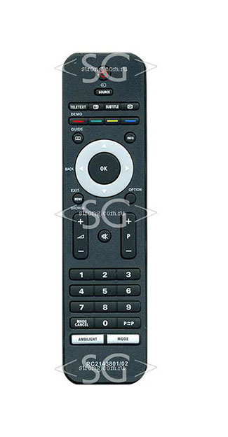 Пульт дистанционного управления для PHILIPS RC2143801/01 (/02) (313922852871) AMBILIGHT