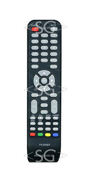 Пульт дистанционного управления для SUPRA TV-DVD7 (для тв STV-LC27270F) / FUSION TV-1 (FLTV-32L22B)