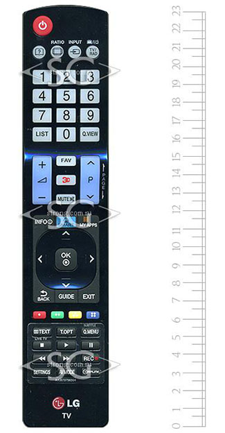 Пульт дистанционного управления для LG AKB73756504 3D /orig./
