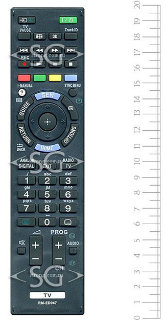 ����� �������������� ���������� ��� SONY RM-ED047   3D