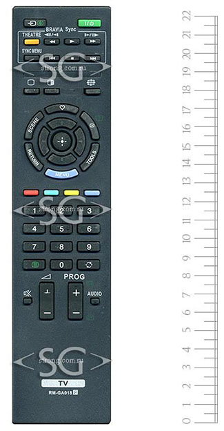 ����� �������������� ���������� ��� SONY RM-GA018  (=RM-GA019)