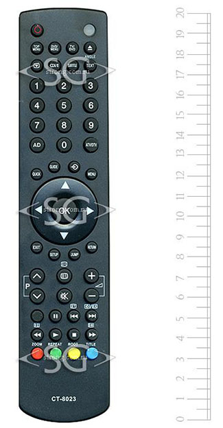 Пульт дистанционного управления для TOSHIBA CT-8023 tv/dvd