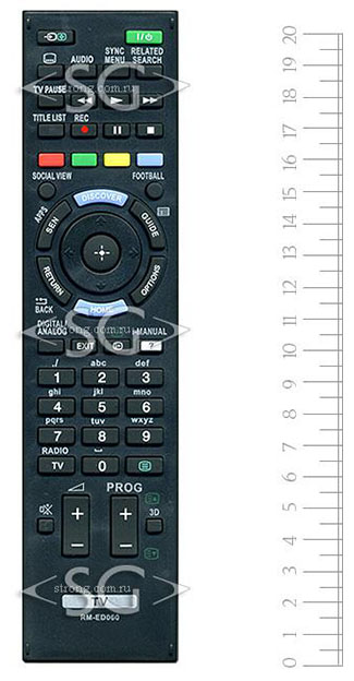 ����� �������������� ���������� ��� SONY RM-ED060   3D