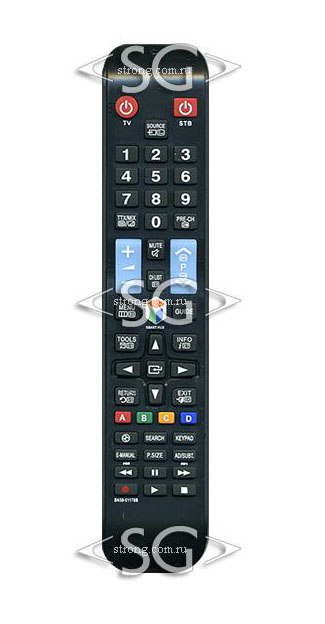 Пульт дистанционного управления для SAMSUNG BN59-01178B чёрный (=BN59-01178C белый) SMART