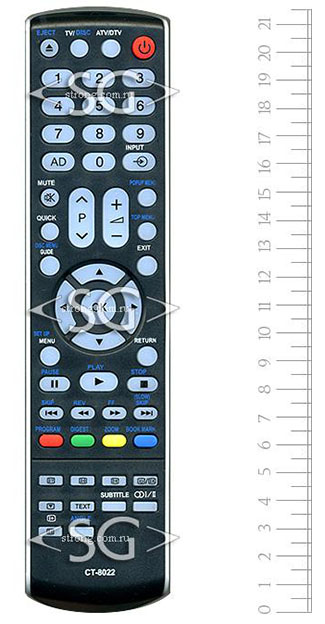 ����� �������������� ���������� ��� TOSHIBA CT-8022  TV+BD