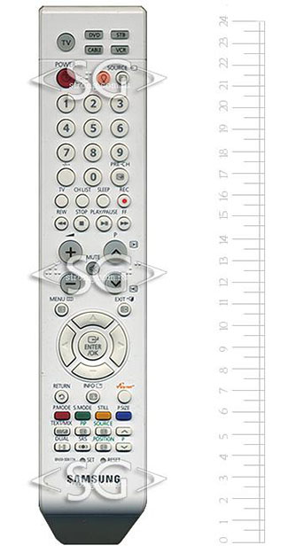 Пульт дистанционного управления для SAMSUNG BN59-00617A белый /orig./