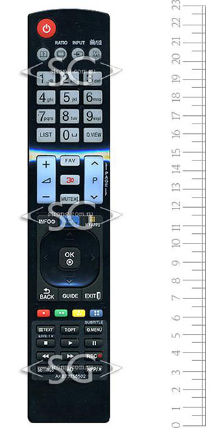 Пульт дистанционного управления для LG AKB73756502 3D SMART
