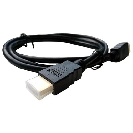 Шнур штекер HDMI - штекер HDMI v1.4 1,8 м. OD5.5mm (без фильтров) черный/gold pin