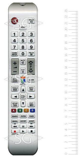Пульт дистанционного управления для SAMSUNG AA59-00795A smart белый (=AA59-00793A чёрный)