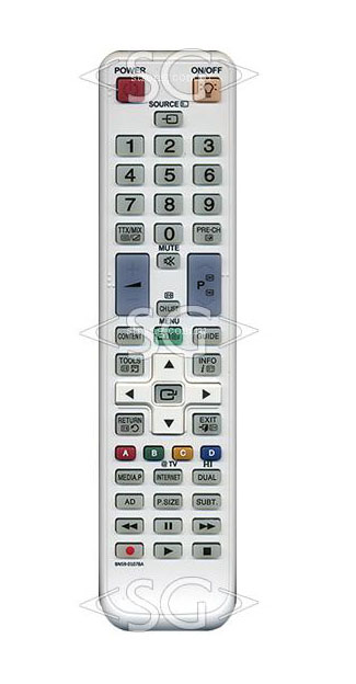 Пульт дистанционного управления для SAMSUNG BN59-01078A белый (=BN59-01039A чёрный)