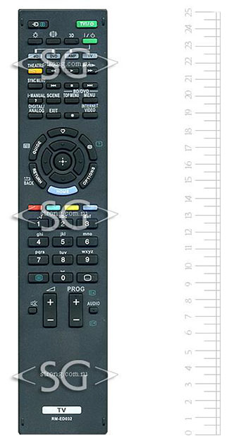 Пульт дистанционного управления для SONY RM-ED032 3D