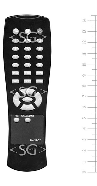 Пульт дистанционного управления для SUPRA RC03-52 / VR Rc03-52 tv CT-14CNGS и др.