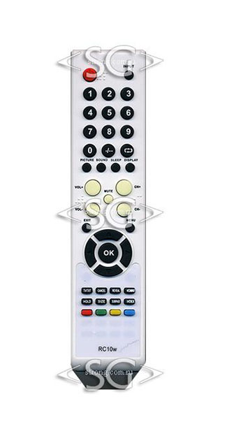����� �������������� ���������� ��� SUPRA RC10W ����� (RC4W) tv STV-LC1515, STV-LC1625WL � ��. / FUSION tv FLTV-16T9 � ��