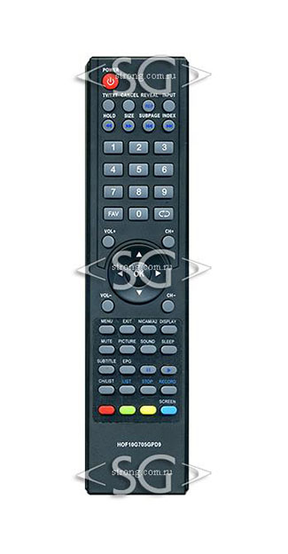 Пульт дистанционного управления для SUPRA HOF10G705GPD9 tv STV-LC3225LF и др. tv+dvd моноблок