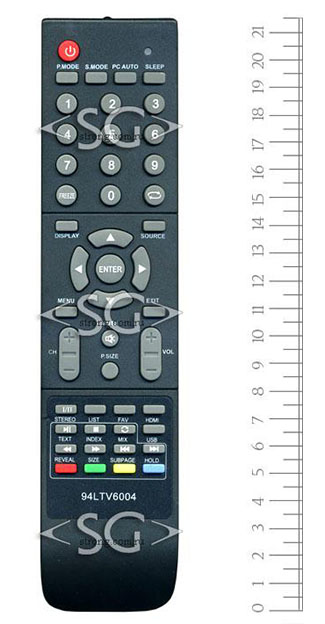 Пульт дистанционного управления для POLAR tv 94LTV6004, 66LTV7006 и др / VR tv LT-32N06V, LT-19L03V и др.