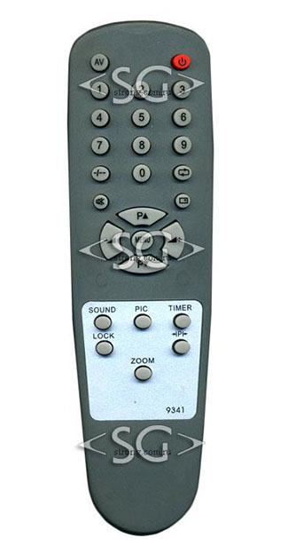 Пульт дистанционного управления для POLAR RC-9341 (9381-2) / General tv 21FT12 / HYUNDAI 9381-2