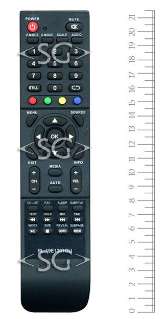 Пульт дистанционного управления для ROLSEN tv RL-19E1301GU, RL-32D1307 и др. /RUBIN tv RB-19SE5, RB-24SE5 и др.