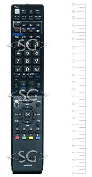 Пульт дистанционного управления для SHARP GA983WJSA tv LC-40LE730RU и др. 3D